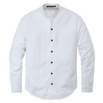 Camicia da uomo a collo stretto Bianco