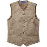 Foret vest til mænd Beige