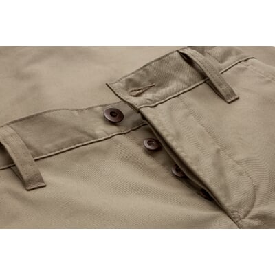 Herrenchino Knopfleiste, Beige | Manufactum