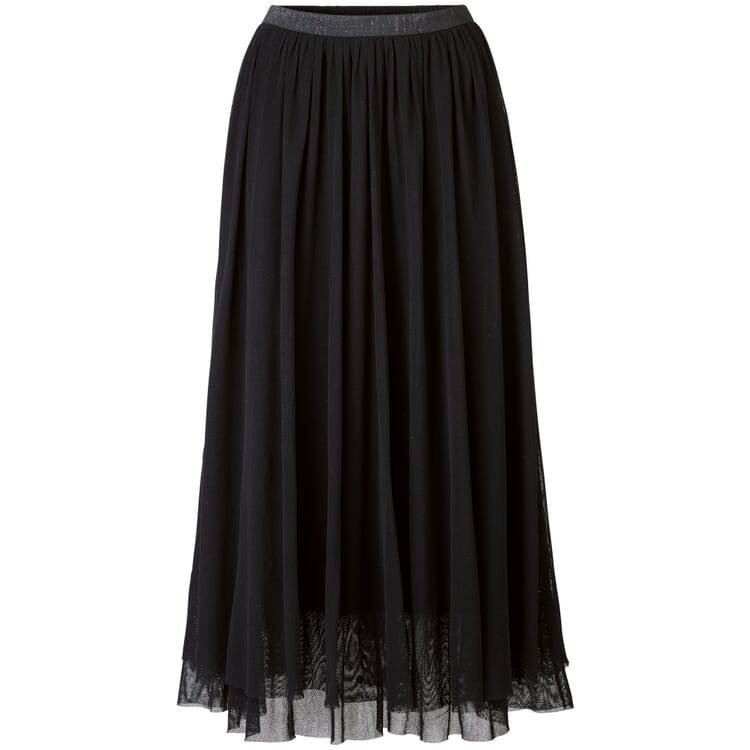 Ladies tulle skirt long, Black