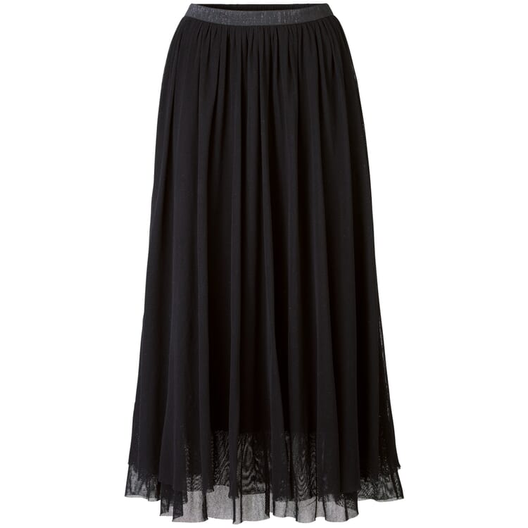 Women’s Long Tulle Skirt, Black