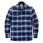 Men's flannel shirt 1937 plaid Blue