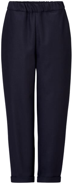 Pantalon de jogging pour femme en laine vierge Bleu foncé