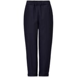Pantaloni da jogging da donna in lana vergine Blu scuro