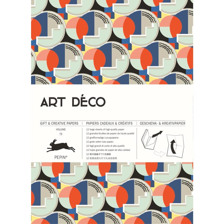 Indpakningspapir Pepin, Art Déco