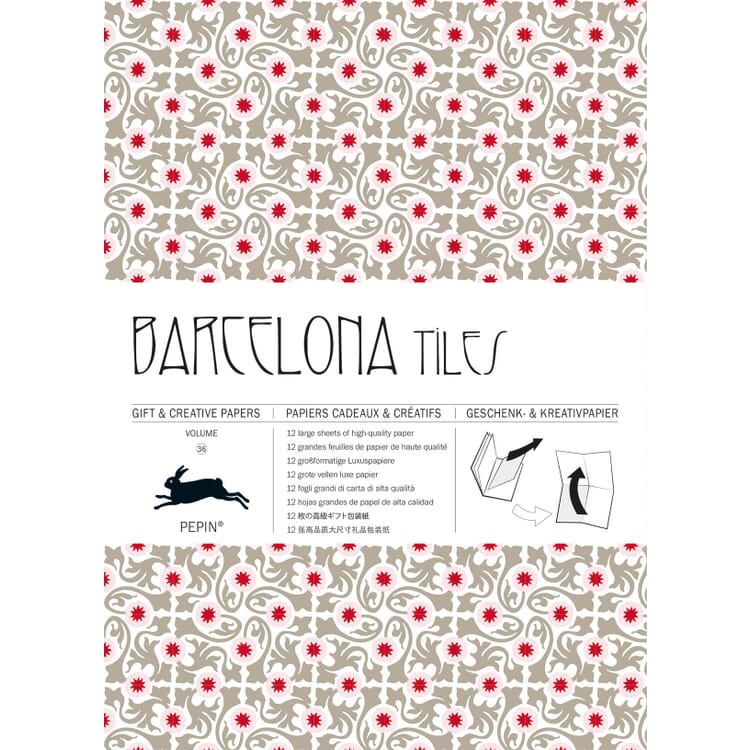 Wrapping paper Pepin, Barcelona Tiles