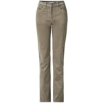 Ladies corduroy pants narrow leg Medium gray