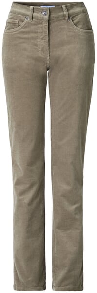 Women’s slim-leg corduroy pants Medium gray