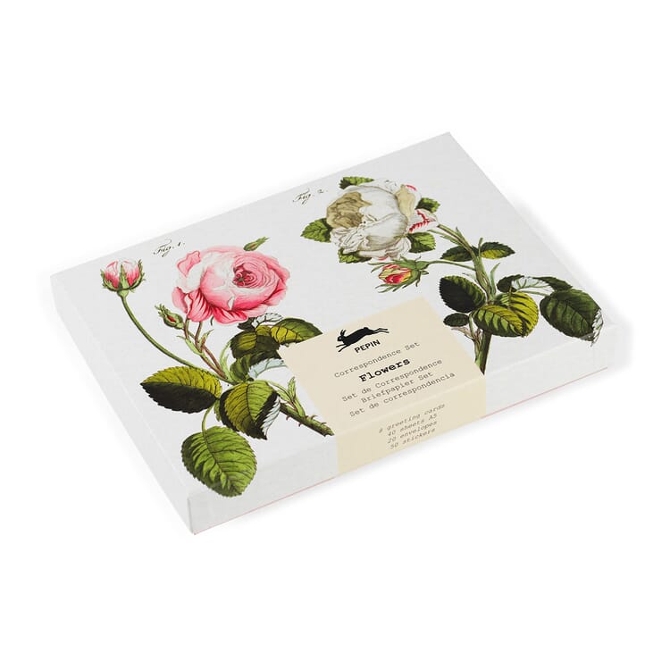 Pepin-korrespondanceæske, Blomster