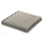 Serviette japonaise à rayures Gris-brun-blanc Serviette de bain