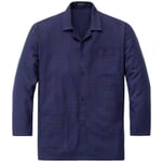 Pyjamas til mænd i flannel med mønster Blue