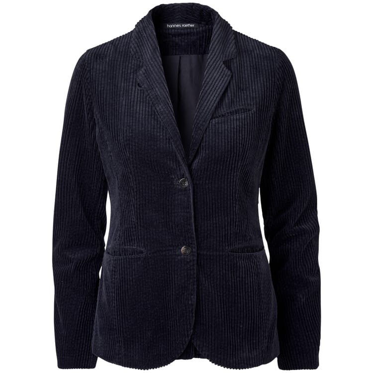 Blazer à corde pour femme, Bleu foncé