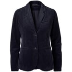 Ladies Corduroy Blazer, Dark blue