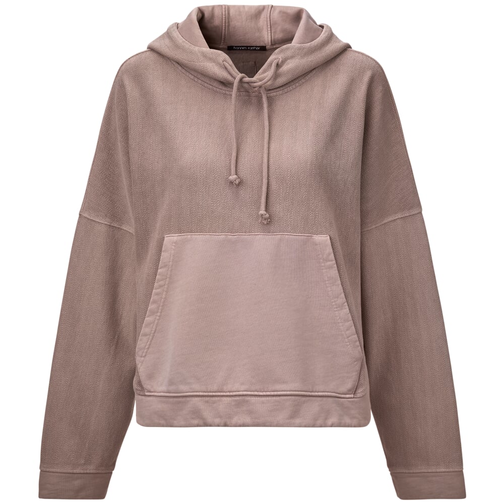 SHOPOHOLIC FASHION Heren stonewashed gestreept patchwork hippie Grandad hemd met capuchon, Meerkleurig, L