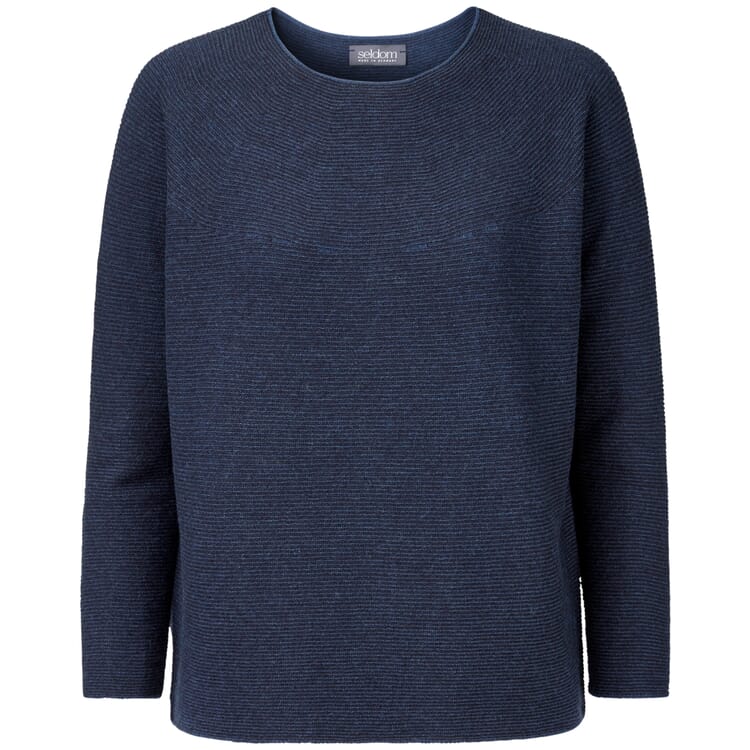 Ladies raglan sweater, Dark blue