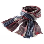 Men's scarf cashmere patterned, Multicolor