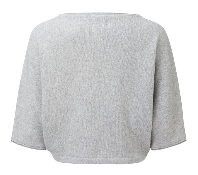 Cropped-trøje til kvinder Lysegrå