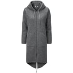 Frakke til damer Mellemgrå