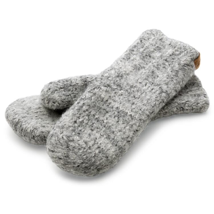 Mitten, Grey melange