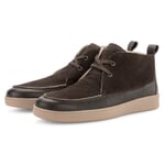 Men's lace-up boot Dark brown