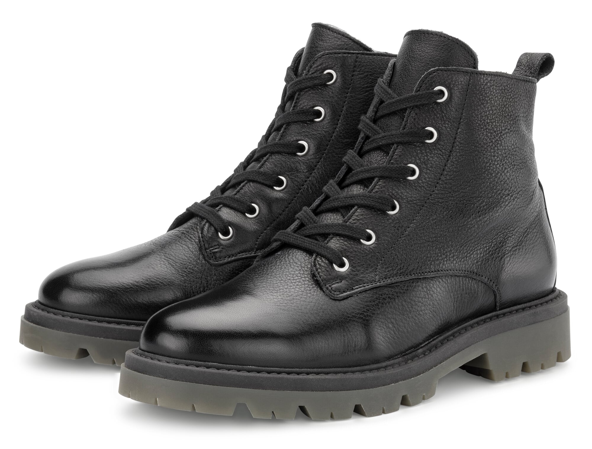 Heren Veterboot Gevoerd Zwart Manufactum Heren Veterboot Gevoerd Zwart Manufactum