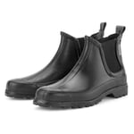 Ladies ankle boot rubber-rubber Black