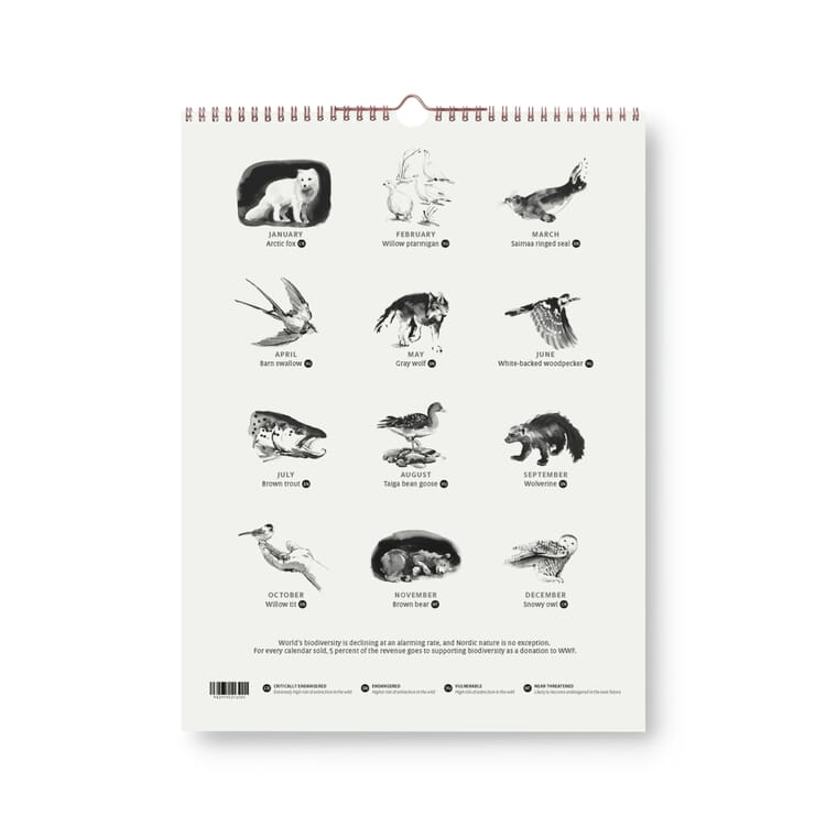 Wall calendar Teemu Järvi 2024