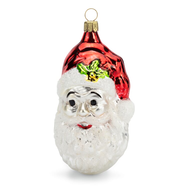 Decoración para el árbol de Navidad Papá Noel soplado a mano