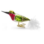 Lauscha glass hummingbird traditional