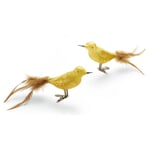 Lauscha ice glass oriole Gold-Coloured