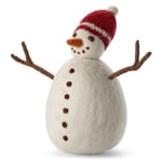 Sneeuwpop van vilt Groot