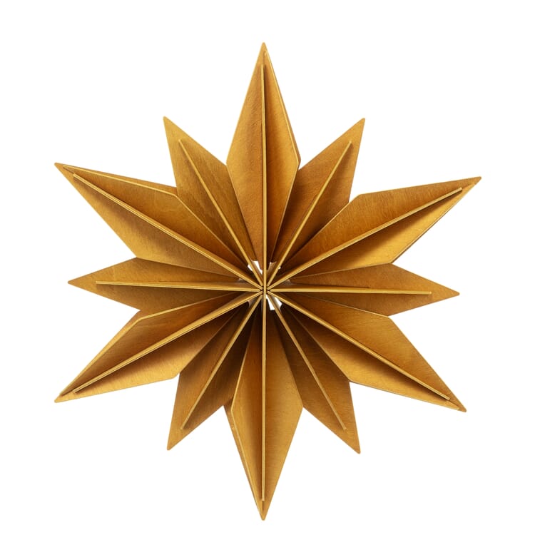 Poinsettia in legno