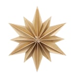 Poinsettia in legno Naturale 36 cm