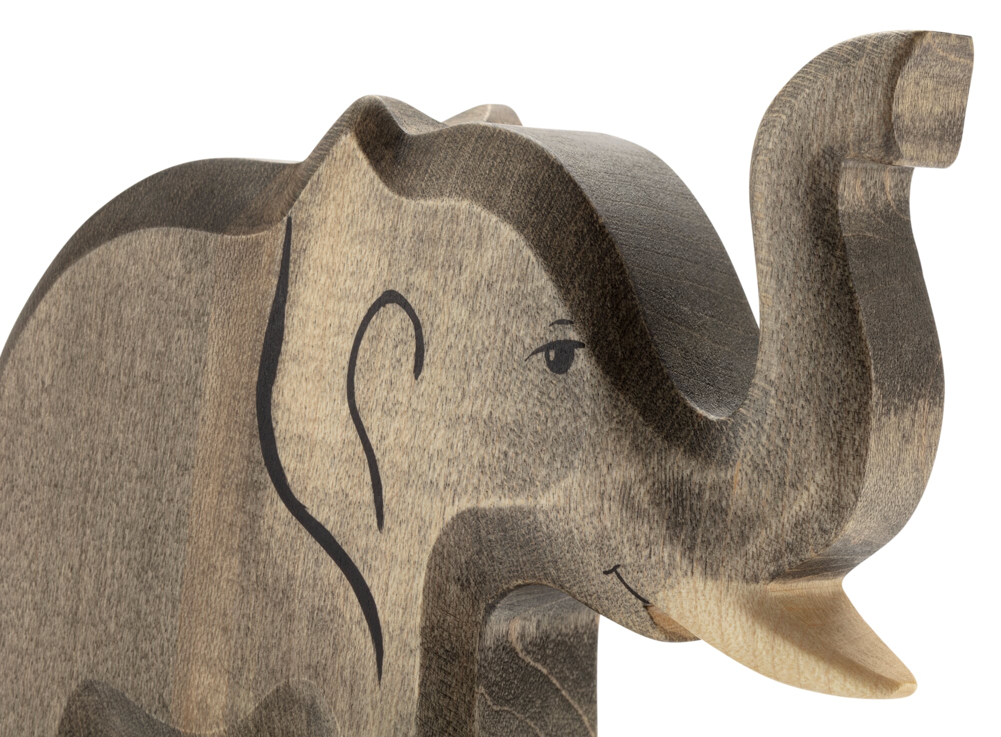 Holztiger Elefant 80147 – Handbemalte Holzfigur Für Kinder Ab 3 Jahren