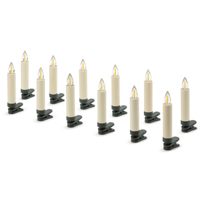 ZIYOUDOLI 10/20/30 stuks led-kerstkaarsen met afstandsbediening, timer en dimfunctie, draadloze kerstboomkaarsen voor kerstdecoratie, bruiloft (20 ZIYOUDOLI 10/20/30 stuks led-kerstkaarsen met afstandsbediening, timer en dimfunctie, draadloze kerstboomkaarsen voor kerstdecoratie, bruiloft (20