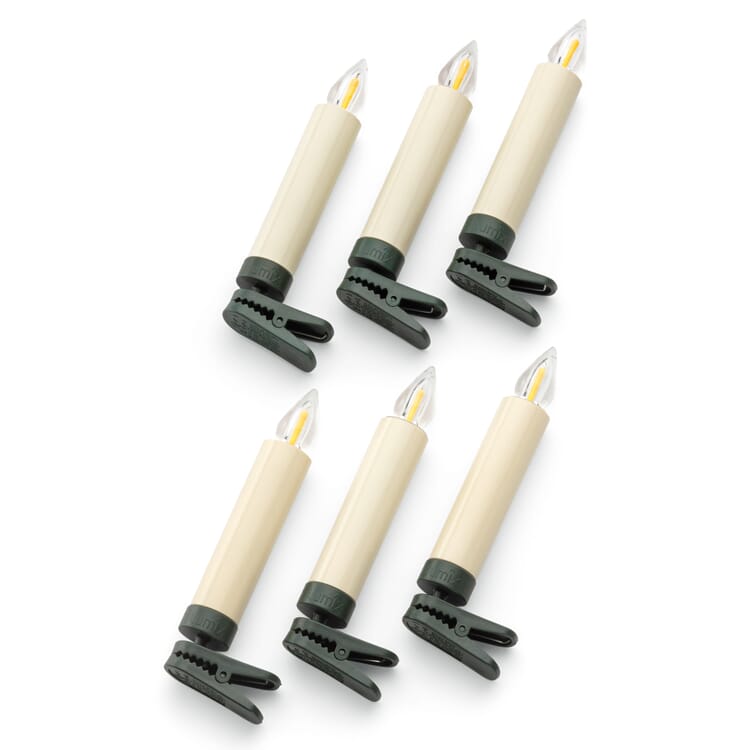 Bougies d'arbre électriques en plastique recyclé, Extension