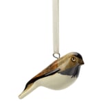 Pájaro decorativo de madera, tallado a mano Abeto