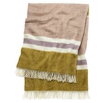 Gotland Stripe blanket Mustard yellow