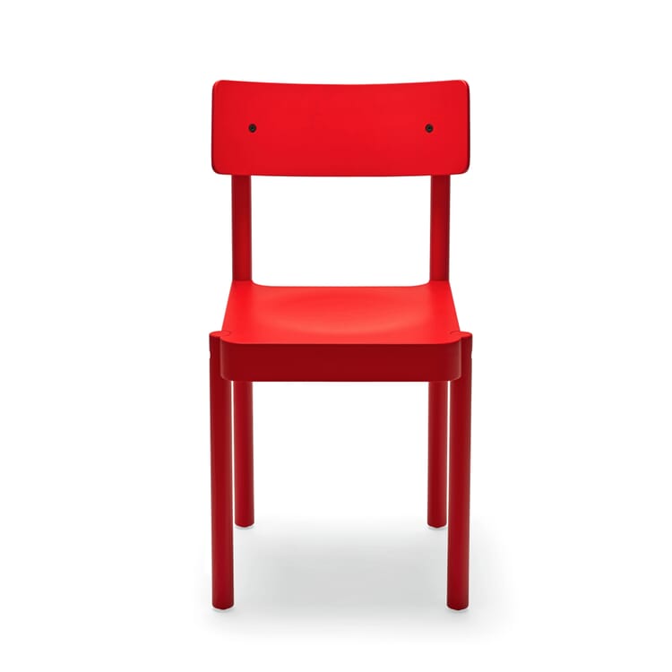 Chaise EINSER, Rouge trafic RAL 3020