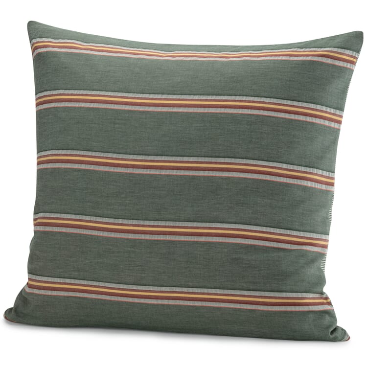 Reversible pillowcase striped, Green