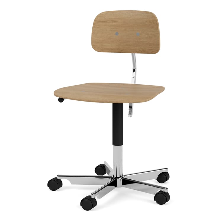 Kevi 2533 Office Chair, Oak
