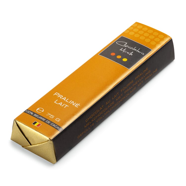 Belgisk chokoladebar Praliné Lait