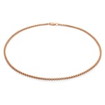 Necklace Venetian rose gold plated