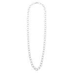 Collier Longue Ancre Argent