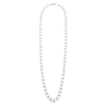 Halskæde med langt anker i sølv