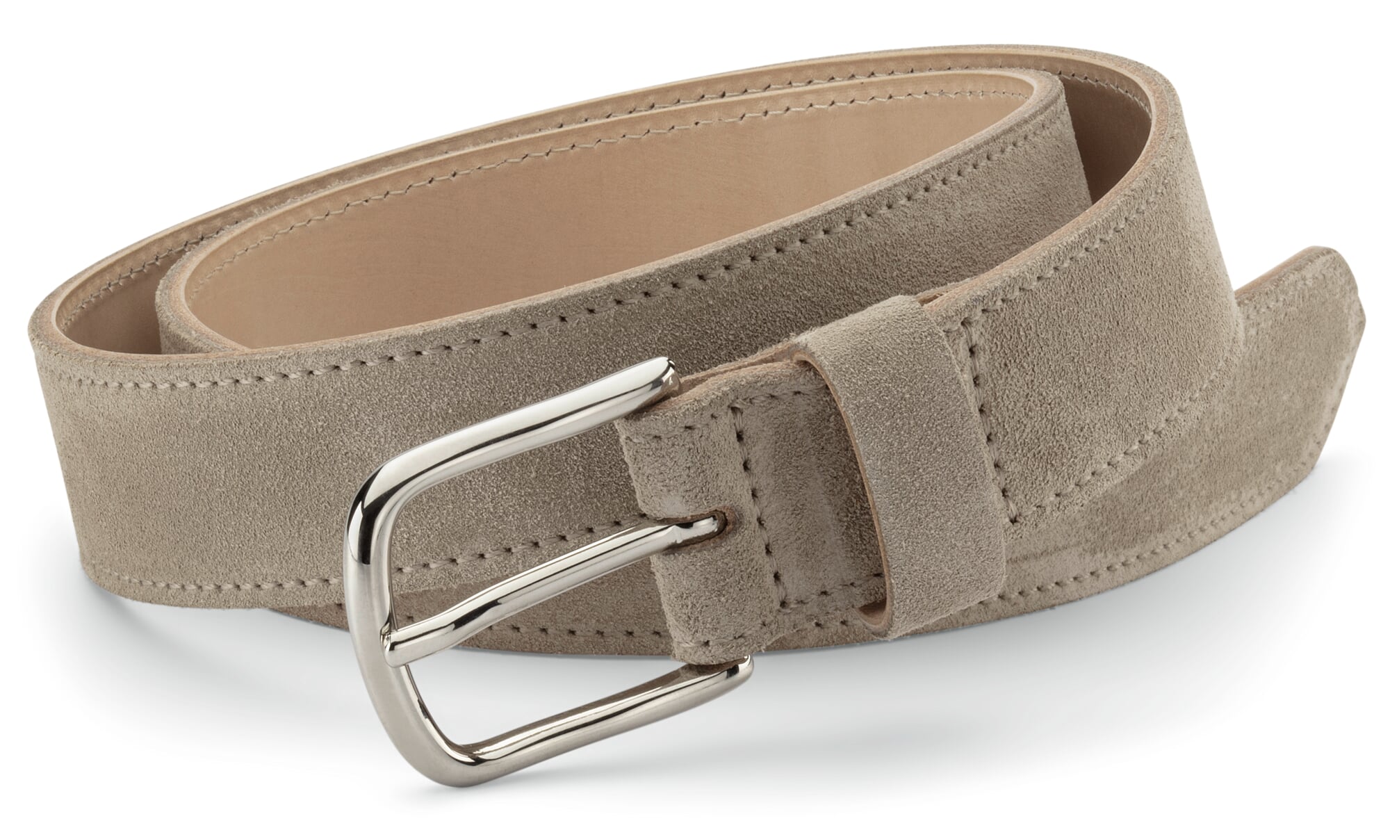 NWOT Frame ladies taupe suede belt Buy Womens Western Taupe Suede Belt With Copper Brown main image 2