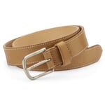 Ceinture femme en cuir de veau Naturel