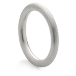 Fingerring med rundt rør Sølv 53 (16,9 mm)