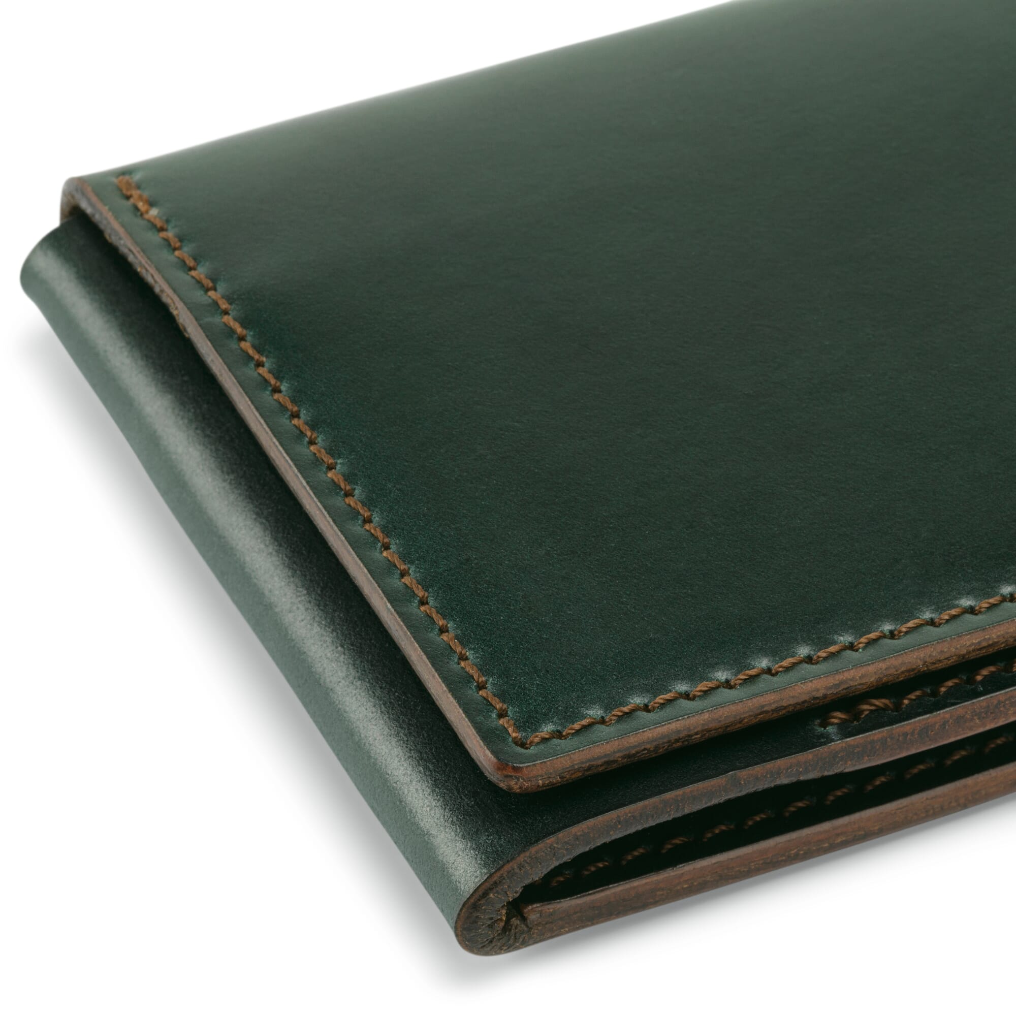 PORTE-CARTES CUIR - VERT FONCÉ