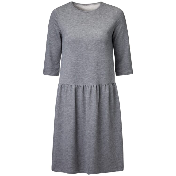 Ladies jersey dress, Medium gray